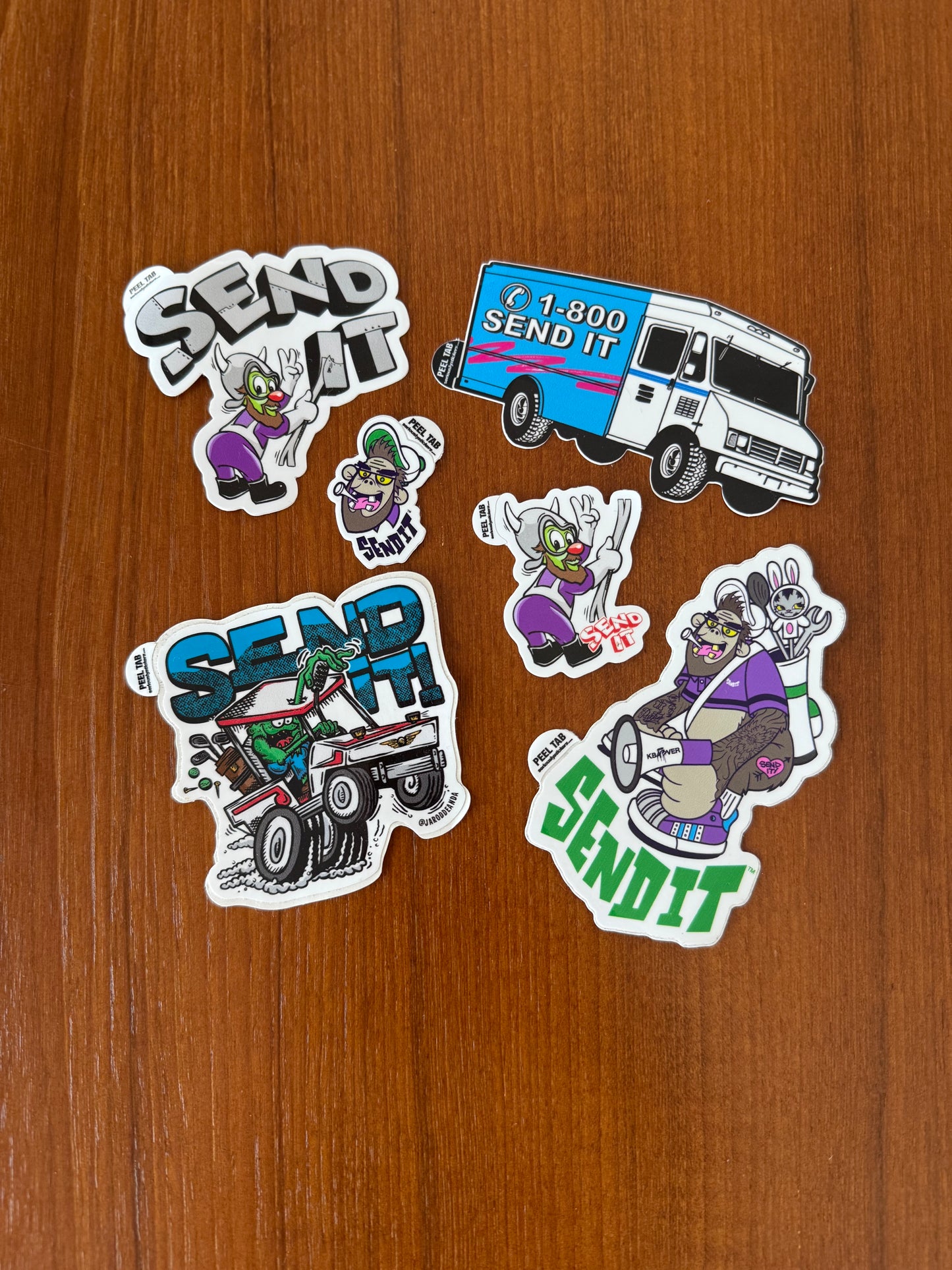 'SEND IT' STICKER PACK